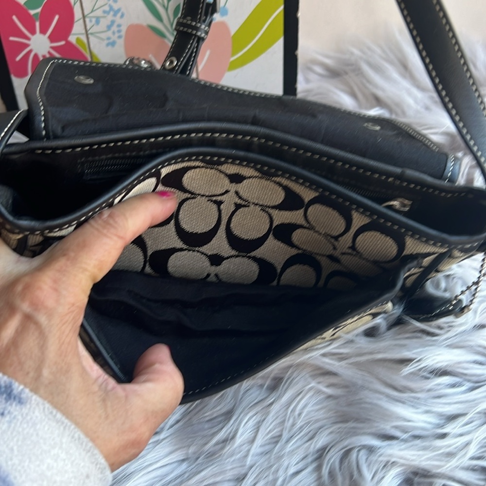 coach vintage signature C crossbody bag GUC - Picture 10 of 13